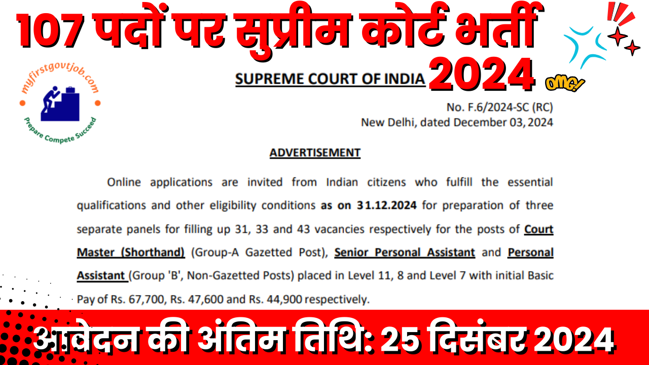 Supreme Court Jobs 2024 सुप्रीम कोर्ट भर्ती प्रक्रिया Government Jobs in Supreme Court Court Master Vacancy 2024 Senior Personal Assistant Jobs Personal Assistant Recruitment 2024 Sarkari Naukri for Graduates Supreme Court Bharti Details Latest Supreme Court Vacancy Supreme Court Online Application 2024 SSC Stenographer Jobs 2024 Shorthand Jobs in India Computer Operator Jobs 2024 Supreme Court भर्ती 2024 पात्रता Supreme Court ऑफ़ इंडिया नौकरियां सरकारी नौकरी ग्रेजुएट्स के लिए Supreme Court Court Master पोस्ट सुप्रीम कोर्ट सीनियर पर्सनल असिस्टेंट वेकेंसी Supreme Court Jobs for Law Graduates Central Government Jobs 2024 Supreme Court Jobs Notification 2024 High Salary Government Jobs 2024 Typing Jobs in Supreme Court Supreme Court Application Process Supreme Court Vacancy Latest Update